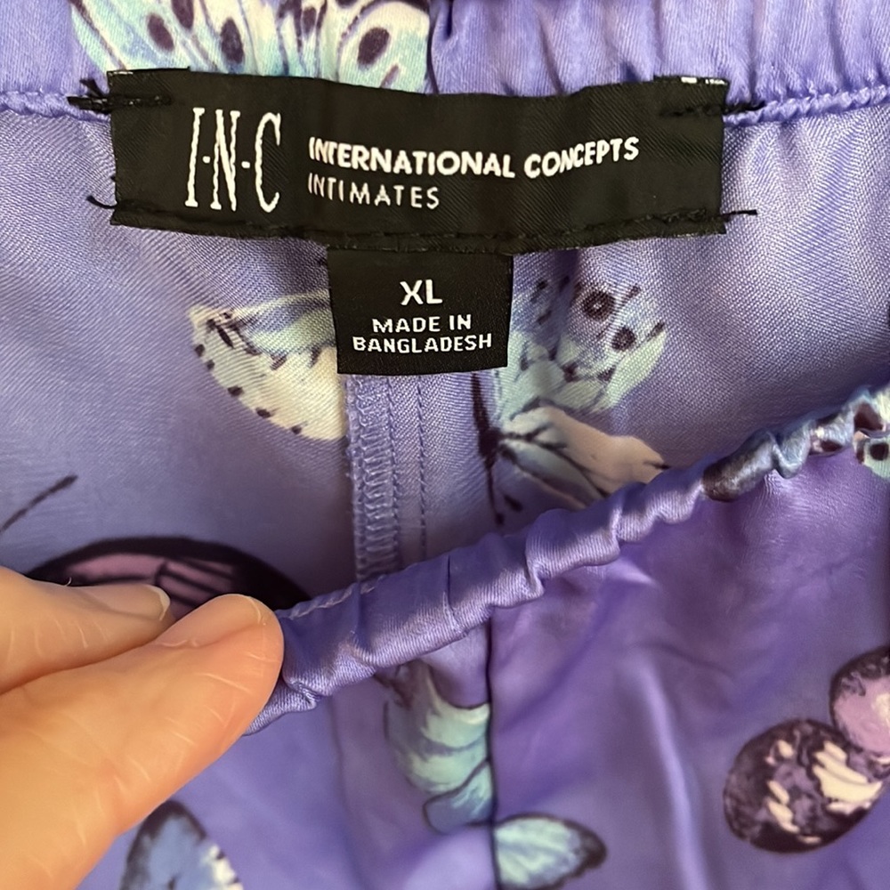 NWT INC Intimates Satin 2-pc PJ Set - Picture 7 of 7